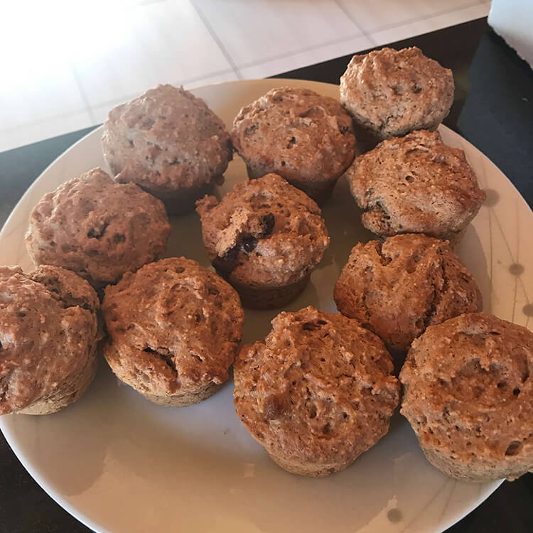 Muffin aux amandes Vegan (Recette)